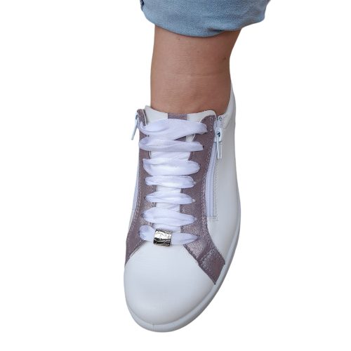 Metál gyűrű cipőfűzőékszer | 1 db