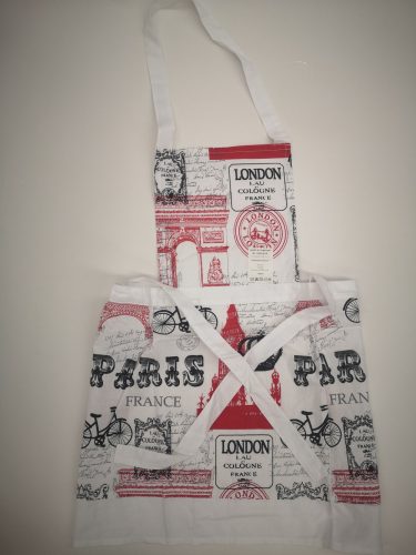 Rita mintás melleskötény C-111 H