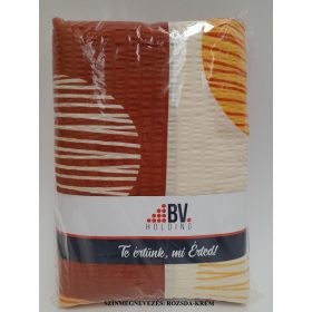 Krepp ágyneműgarnitúra A/32 rozsda-krém