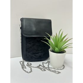 Telefontáska lánc akasztóval - black magic patentos